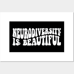 neurodiversity is beautiful Autism Awareness Gift for Birthday, Mother's Day, Thanksgiving, Christmas Posters and Art